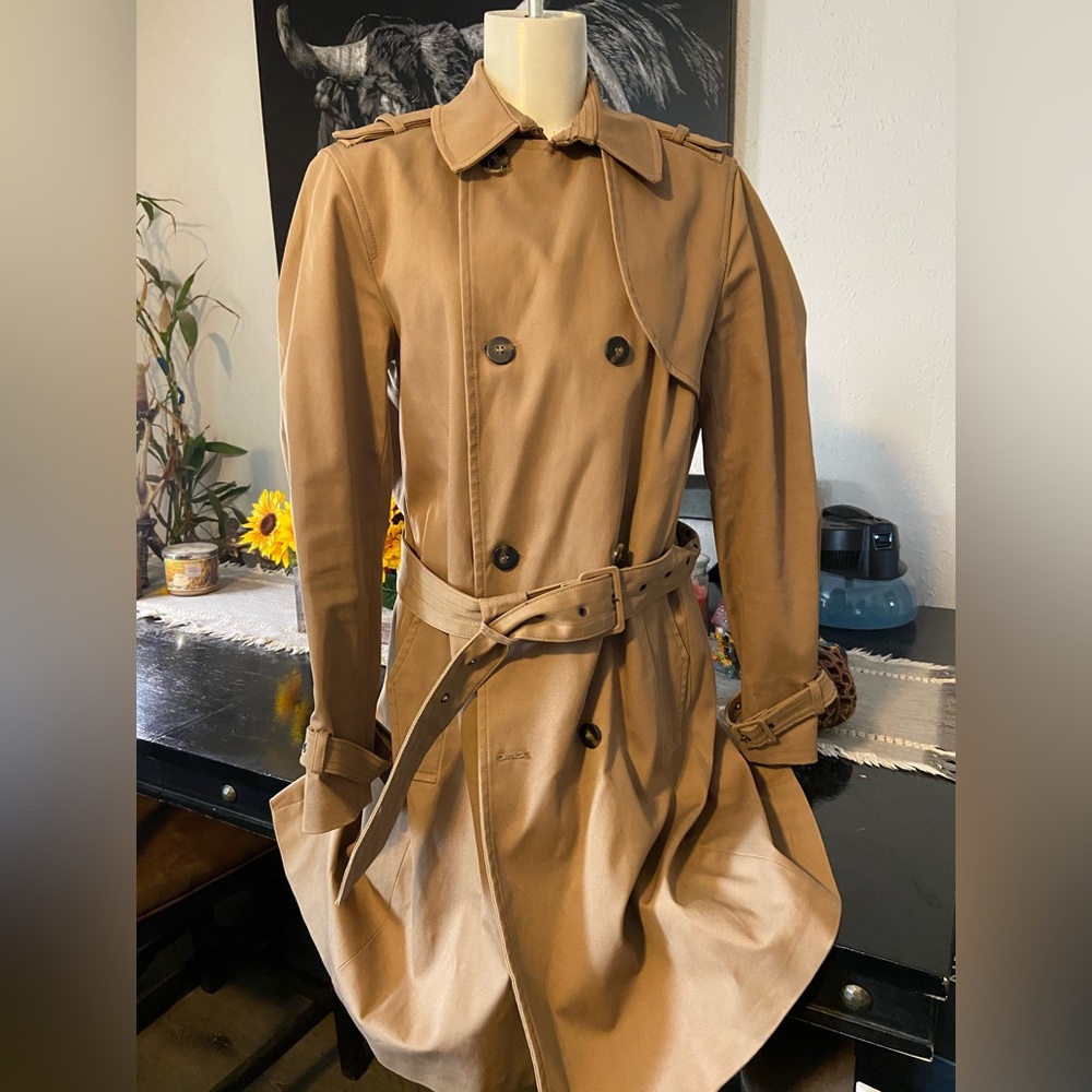 Zara Basic Ladies Trench Coat XL New